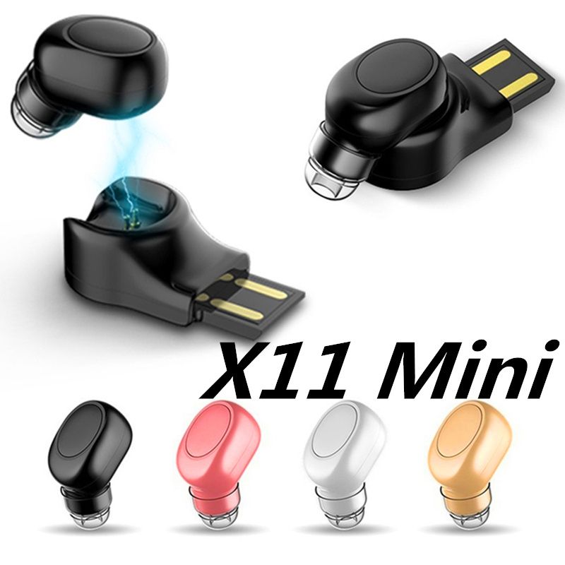 Casque Audio Avec Micro Sport Running X11 Mini Stealth Sans Fil