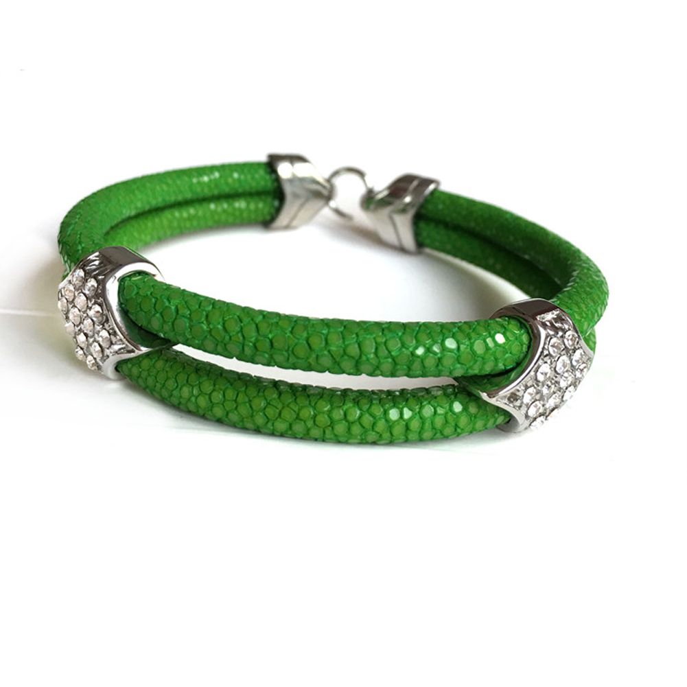 Green Bracelet Bracelets -Memory Wire Bracelet Bracelets for Women Women's Jewelry Green Memory Wire Bracelet Wrap Around Bracelet