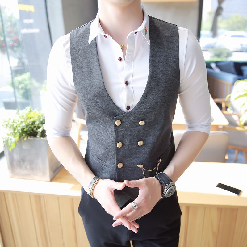 men double breasted vest Cast for sex and the city