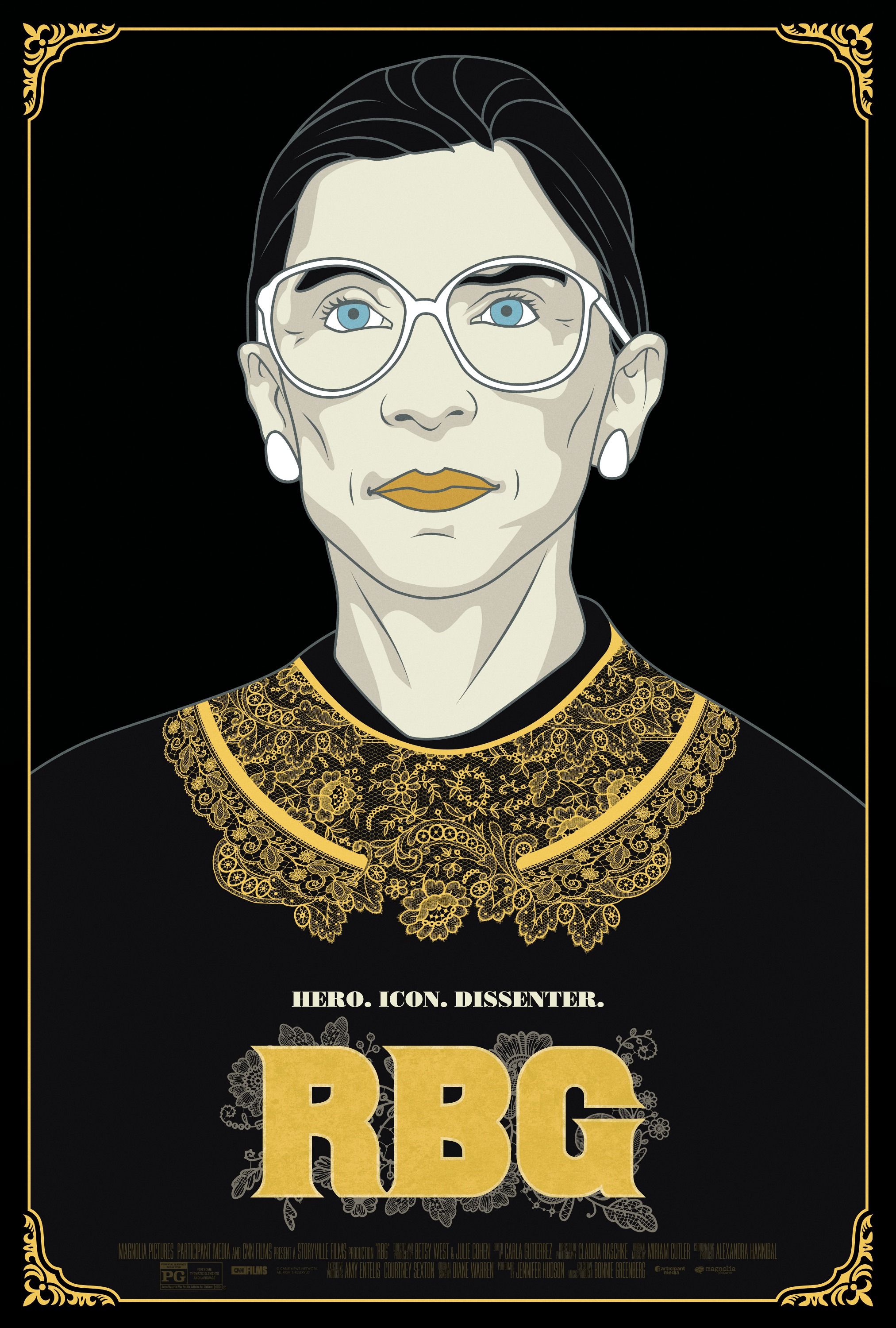 2018 new rbg poster art silk printing 24x36 27x40 inch online with