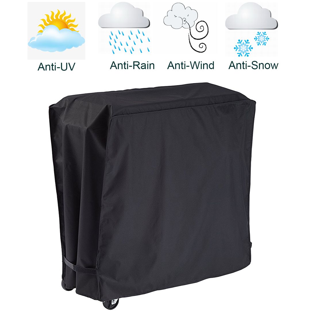 2020 Black Cooler Cover Waterproof Rolling Cooler Patio Cooler Cover