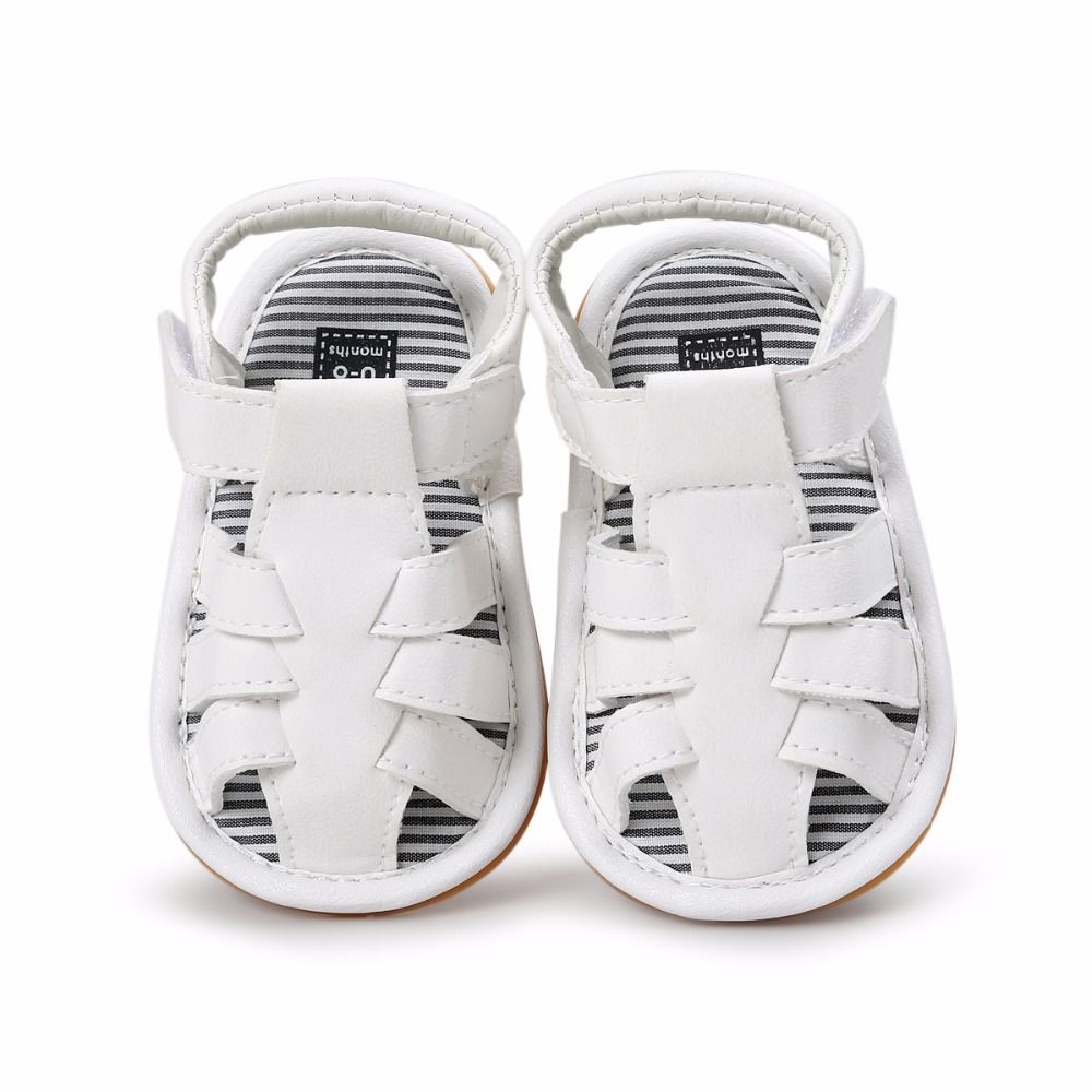 baby boy white sandals