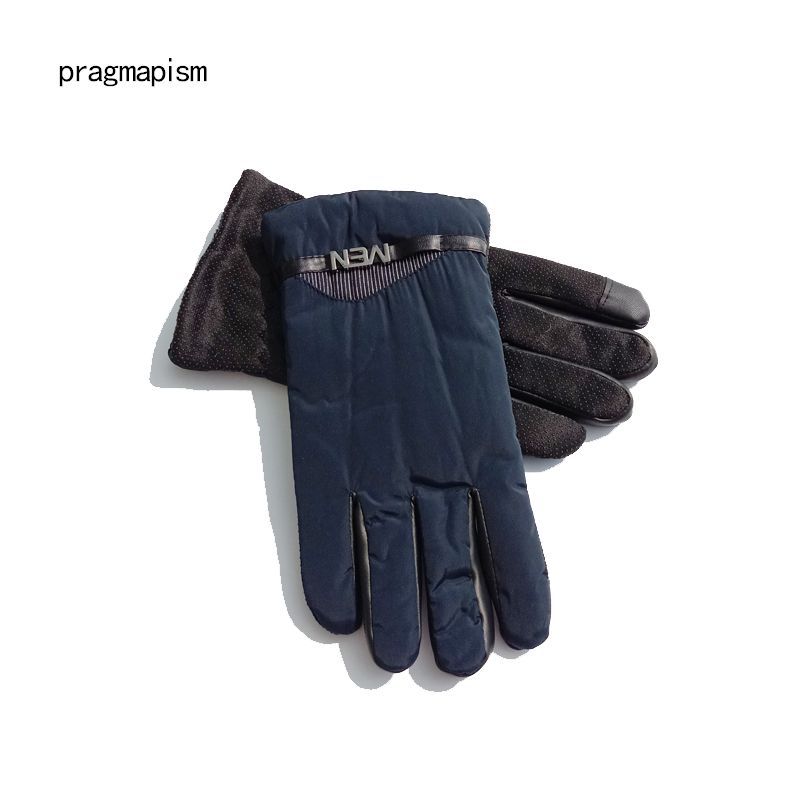 leather ski gloves for men