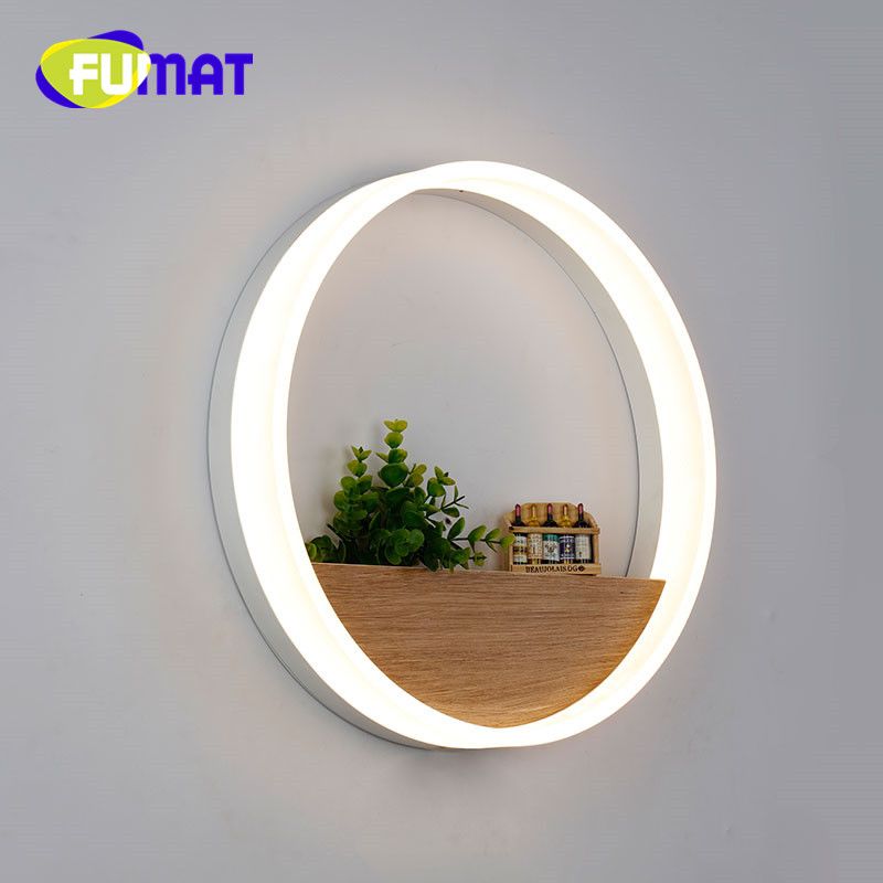 Applique Cercle Led Salon Lampe De Annulaire Chevet Brève Décoration Moderne Géométrie WCxBodre
