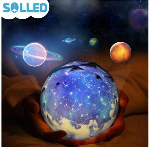 Nuit Magique Cadeau Nouvel Projecteur Planète Ciel De Lune Rotation Univers Bébé Lampe Lumière Cosmos Pour Étoilé Luminaria Étoile Led nPXwOZN80k