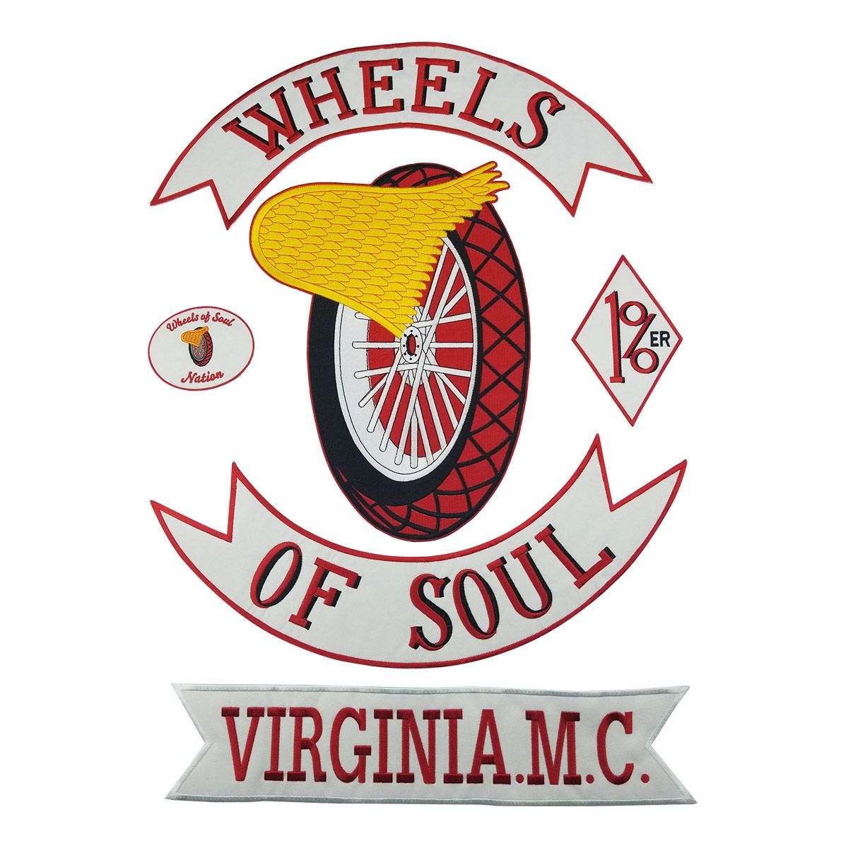 2020 WHEELS OF SOUL VIRGINA.M.C. Patch Motorcycle Club MC Tradition