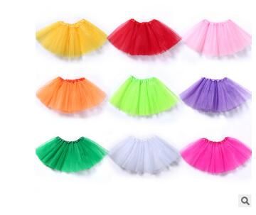 2019 Top Quality Candy Color Kids Tutus Skirt Dance Soft Tutu Ballet ...