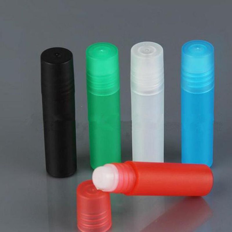 2021 5ml Roll On Plastic Bottles For Essential 5CC Ball Roller Bottles