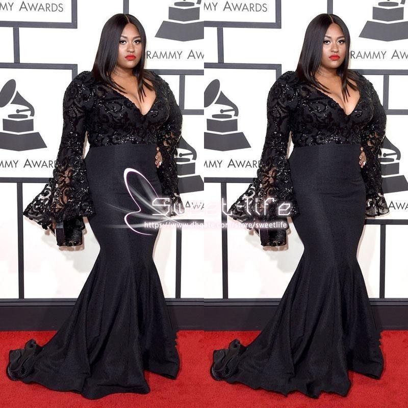 red carpet plus size evening gowns