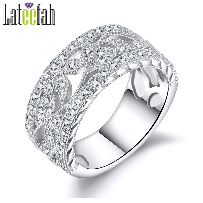 2019 Whole Salelateefah Vintage Wedding Band Rings For Women Flower