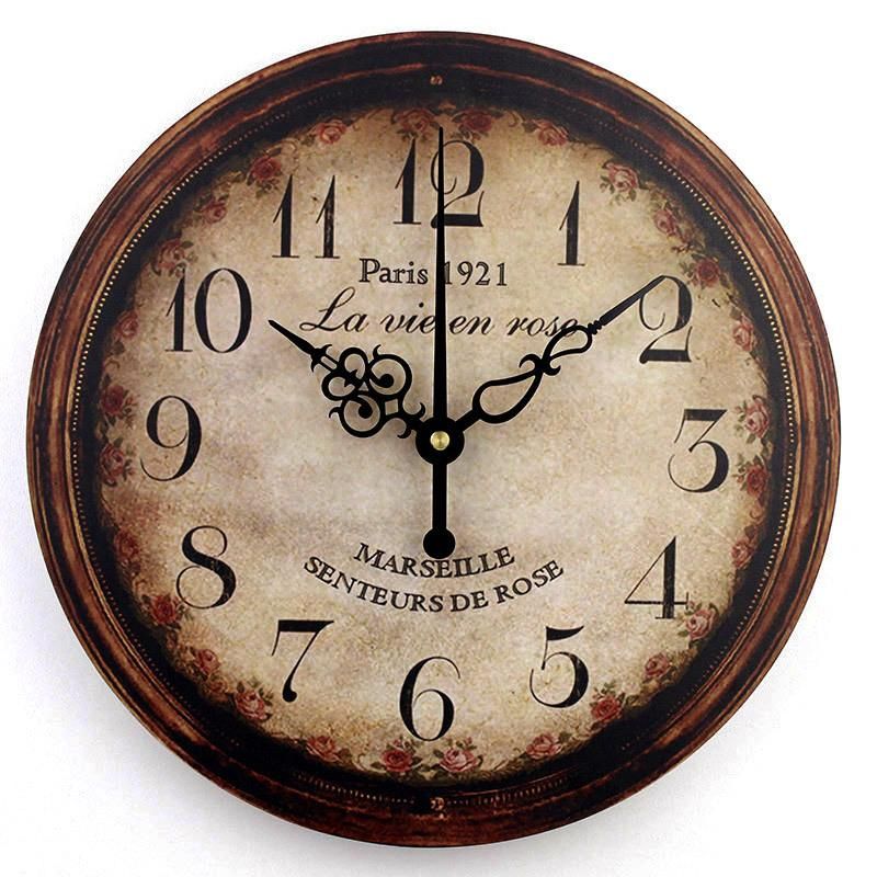 Acheter Gros Vintage Grande Horloge Murale Décorative Décoration De