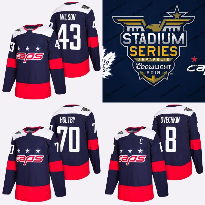 2019 43 Tom Wilson Jersey 2018 Stadium Series Washington Capitals 8