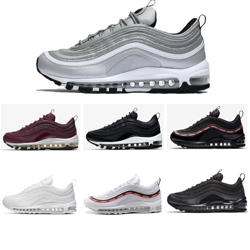 Drop Shoes Running Triple Black Pink White 2019 97 2018 Shipping 8OX0wnPk