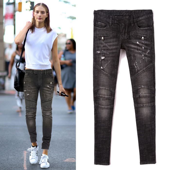 biker jeans ladies