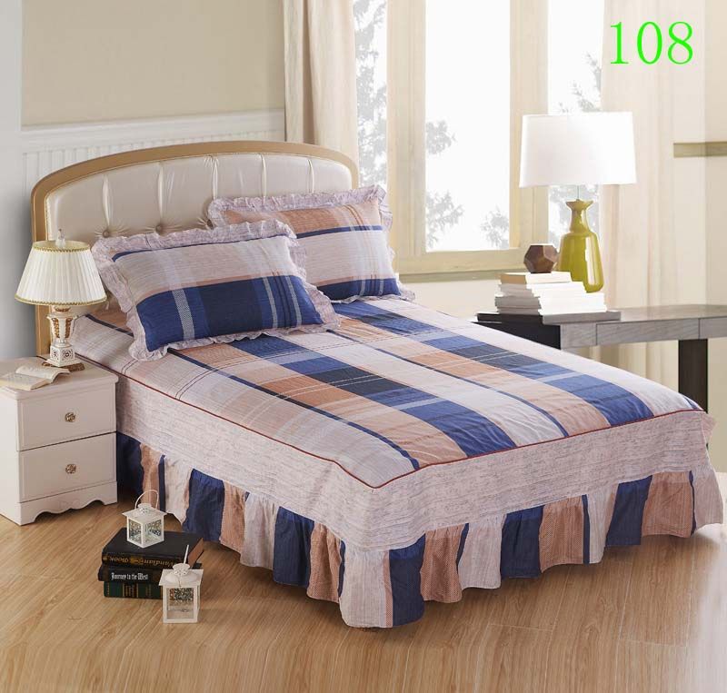 Beige Khaki Blue Bed Skirt Maress Cover Peicoat Twin Full Queen Beige Khaki Blue Bed Skirt Maress Cover Peicoat Twin Full Queen King Skirts Bedspread Bedskirt Bedding 180x200cm Linen Bedskirts White
