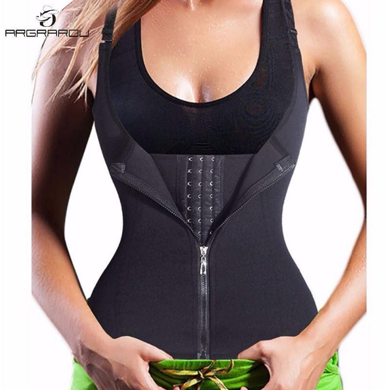 Hot Sweat Sauna Waist Trainer Cincher Women/'s Slimming Neoprene Body Shaper Belt