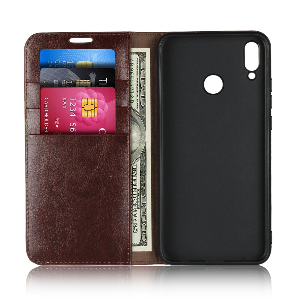 flip case for huawei honor 8x case cover genuine leather case luxury