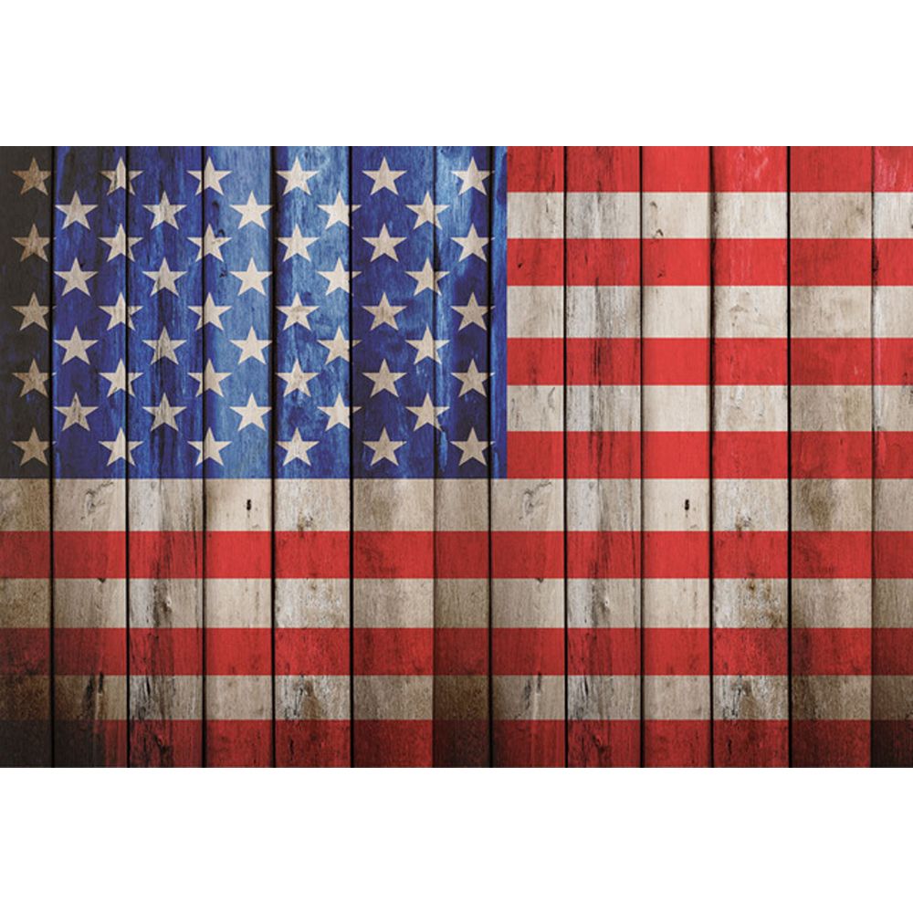 2019 old style wooden planks wall american flag background for photo american flag photo background