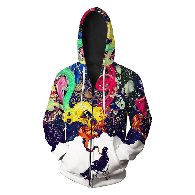 Collection Here Satan Printing Winter Warm Casual Style Fashion Sweatshirt And Cool Hoodies Men Brand Designer Mens Sweatshirt With Plus Size Men's Clothing