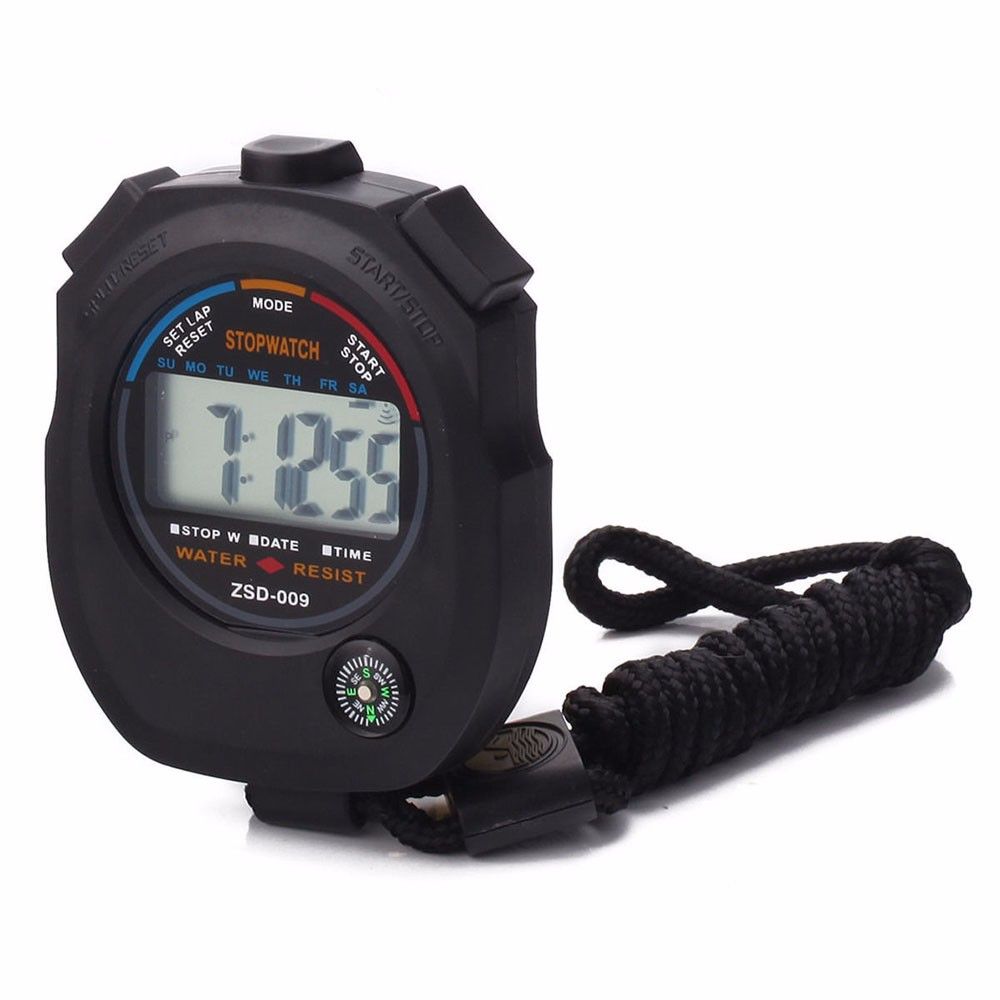 Hot Sales Digital LCD Running Sports Timer Stopwatch Professional Sport ...