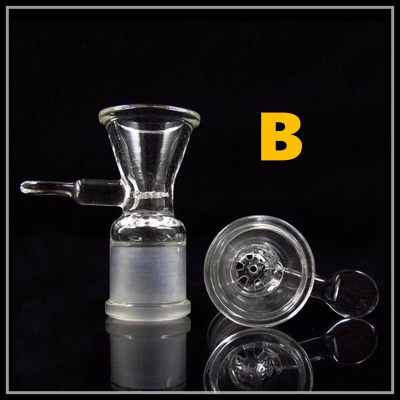 2021 Glass Bowl For Bongs With Screw Screen 14mm 14.5mm 18mm