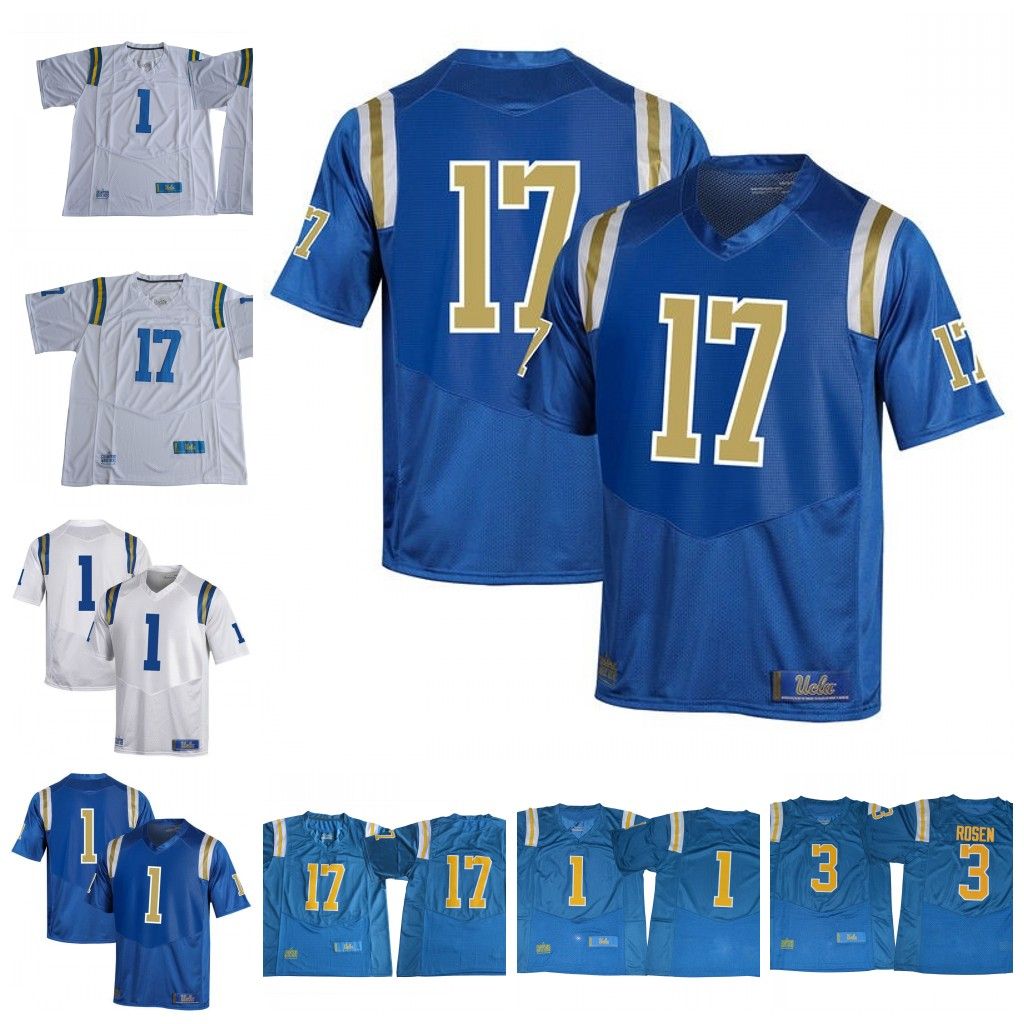 2020 Custom UCLA Bruins College Football MADE HERE CHAMPIONS Blue White