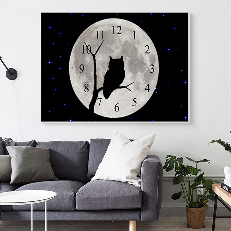 2018 5d diamond embroidery cross stitch dark night owl clocks 2018 5d diamond embroidery cross stitch dark night owl clocks diamond painting cross stitch wall painting full painting by numbers from meinuo010