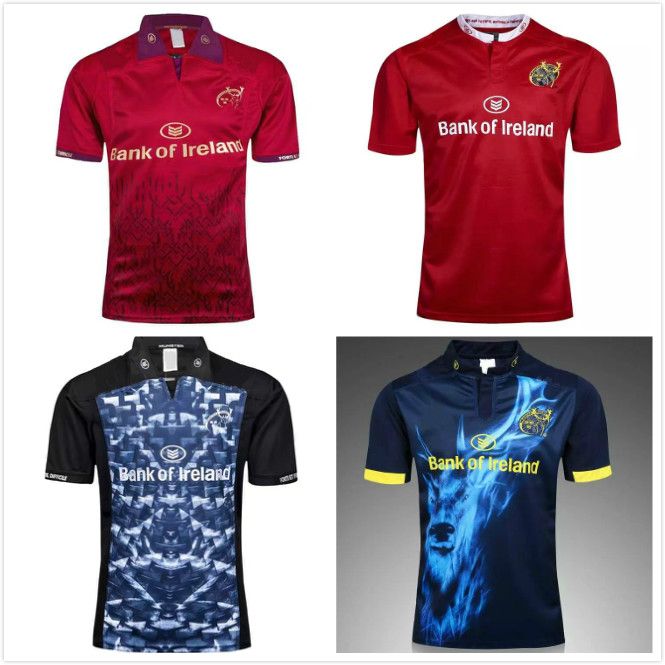 2021 2017 Munster Rugby Jerseys 17 Best Quality MUNSTER Rugby Home Away
