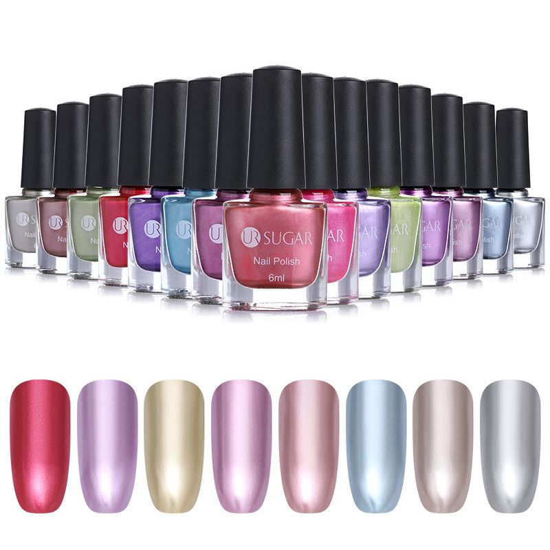 Ur Sugar 6ml Color Gel Nail Polish Metallic Nail Lacquer Mirror