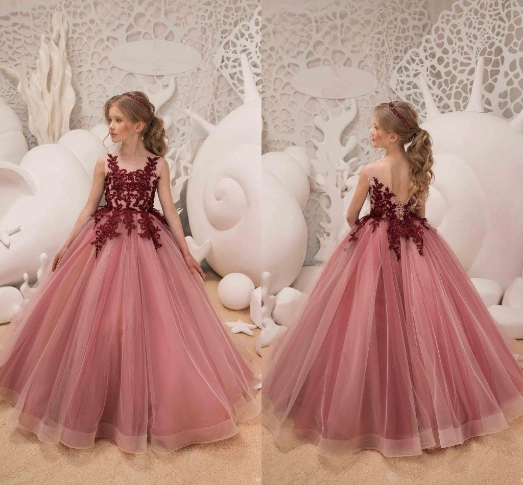 elegant flower girl dress wedding