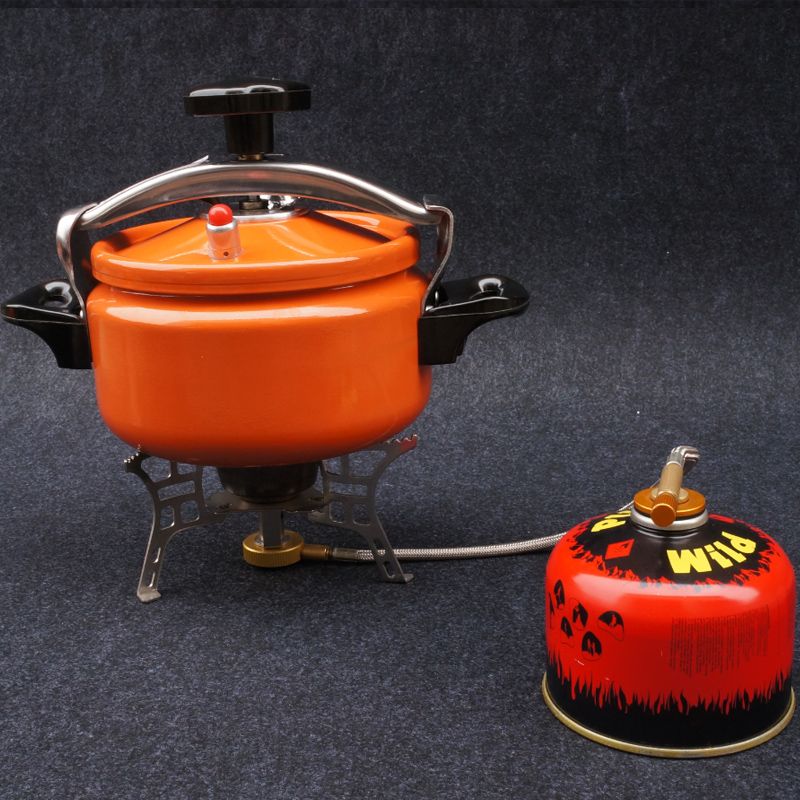 2L Mini Outdoor Portable Pressure Cooker Bottom Use In