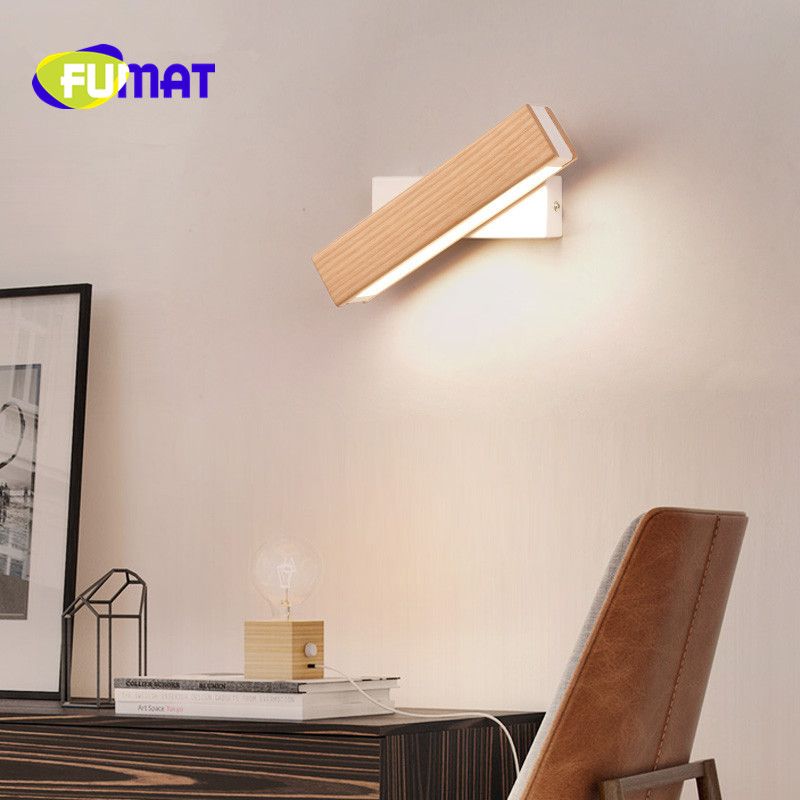 2018 Fumat Nordic Simple Bedroom Bedside Wall Lamp Solid Wood Aisle 2018 Fumat Nordic Simple Bedroom Bedside Wall Lamp Solid Wood Aisle Creative Study Rotating Light Reading Led From Lightintheroom