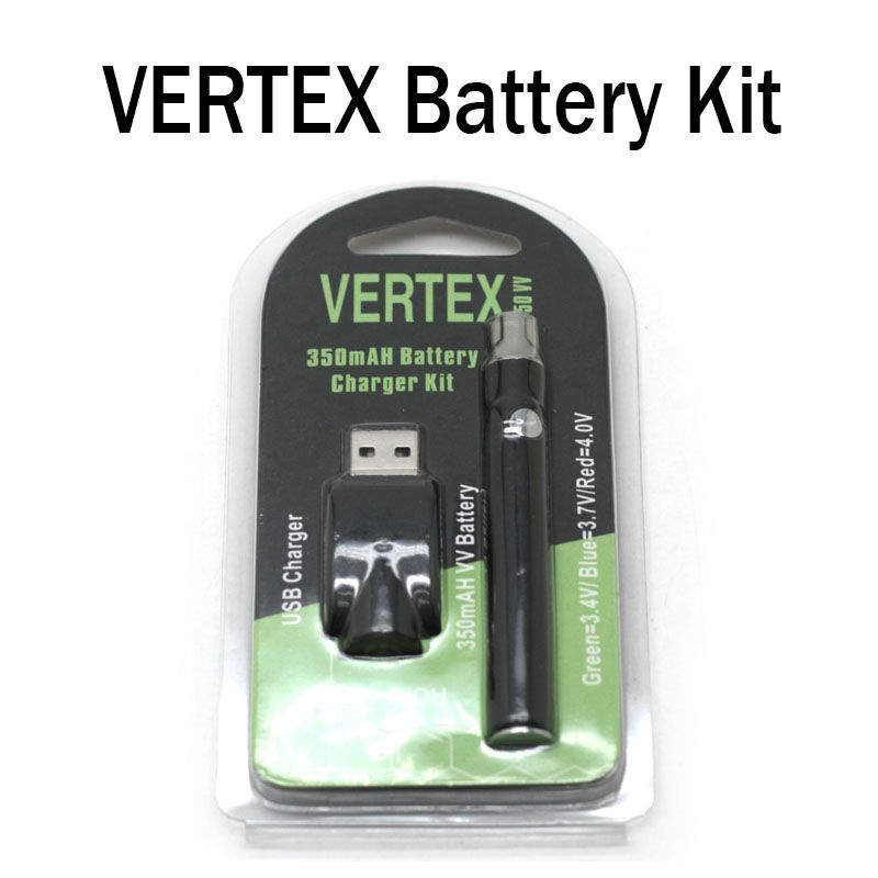 Vertex LO VV Battery Charger Kit 350mah Preheat Battery E Cigarettes