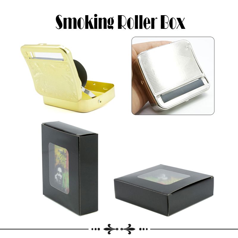 Cigarette Smoking Rolling Box Rectangle Tobacco Machine Smoking Roller