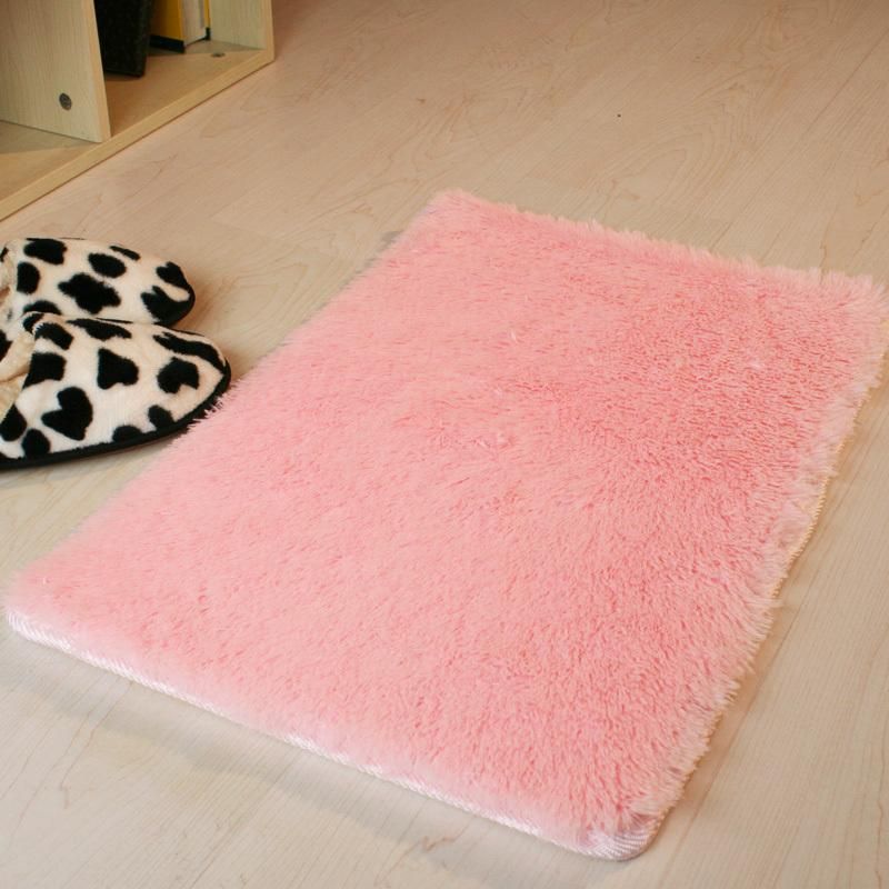 Wholesale 40 60cm Microfiber Bath Mat Rugs Dark Gray purple pink