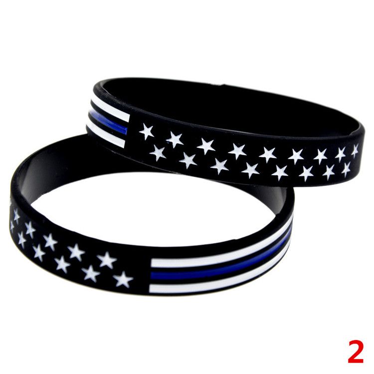American Flag Silicone Wristband Rubber Bracelets Silicone Wristbands Bracelets for Gifts Kids Adult Jewelry accessories T1C130