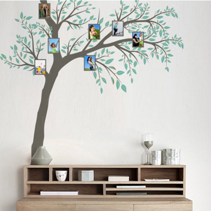 extra large tree picture frame wall stickers living room office