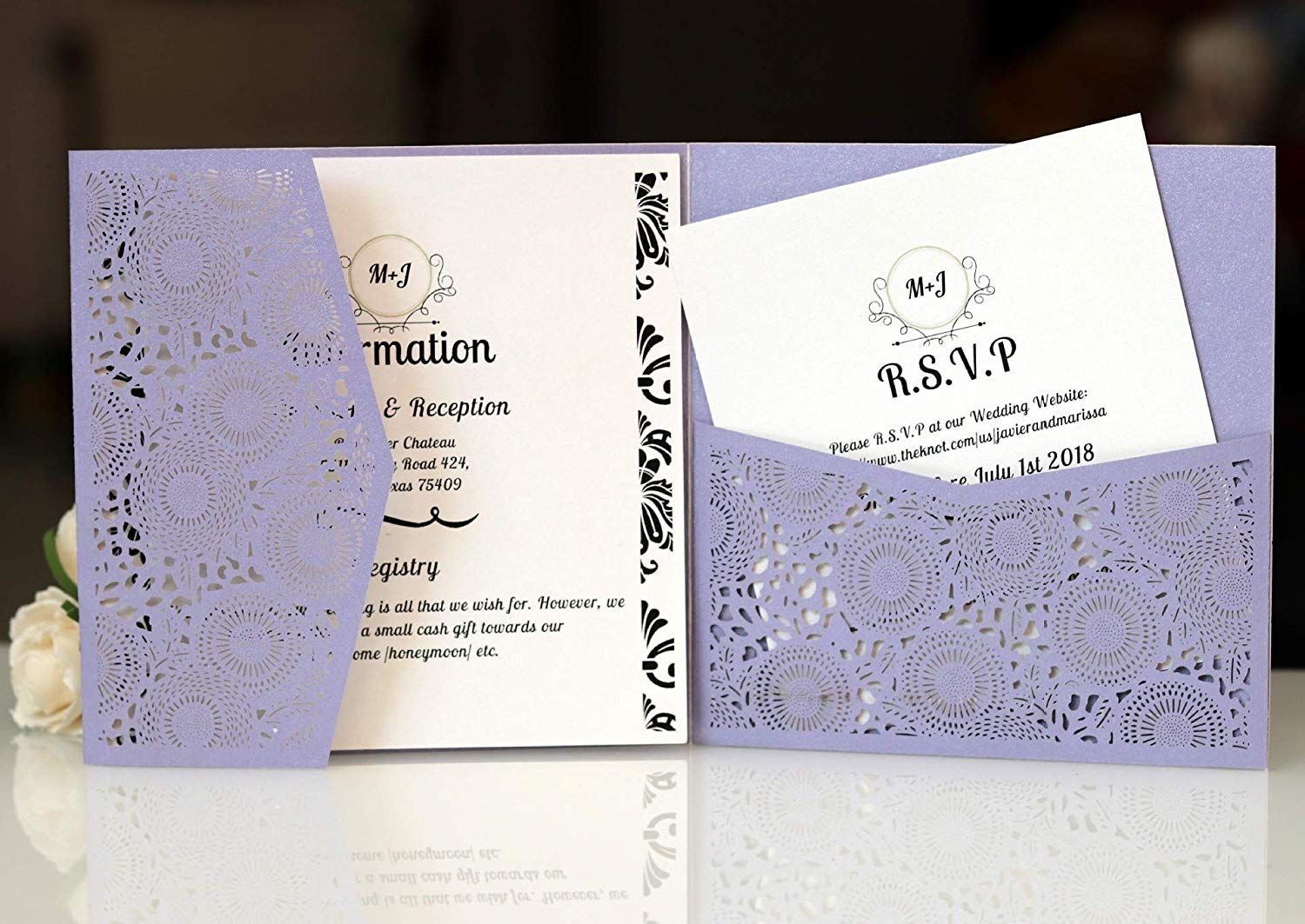 Square Wedding Invitations 9
