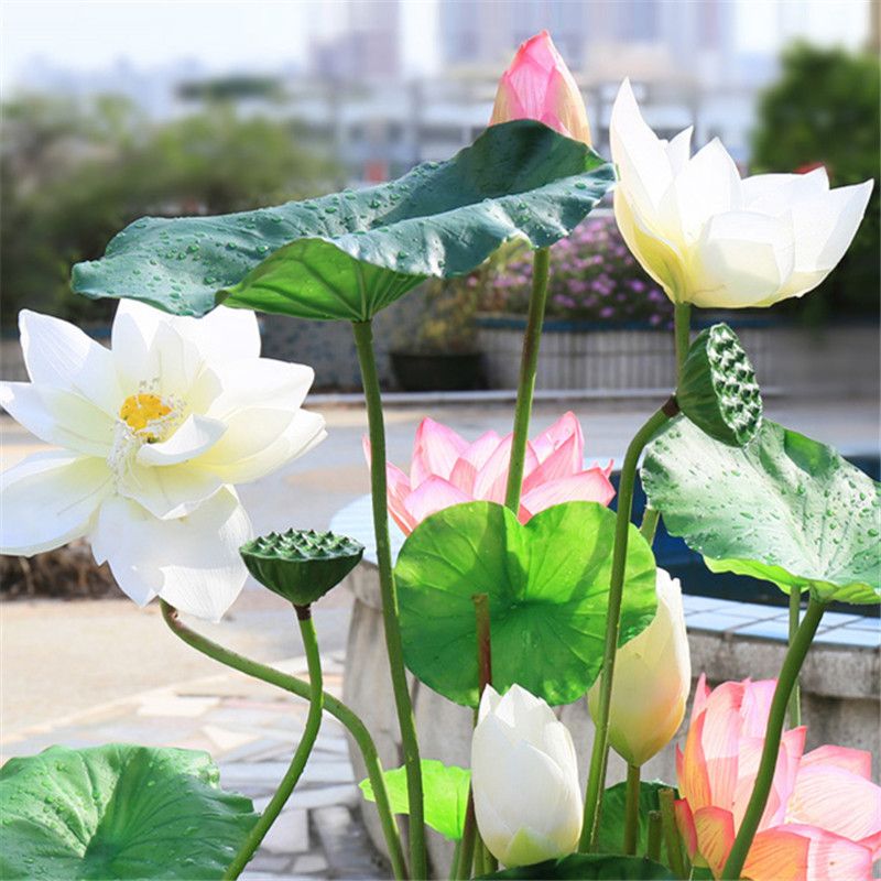 2021 Artificial Lotus Flower Simulation Foam Plant European St Fresh