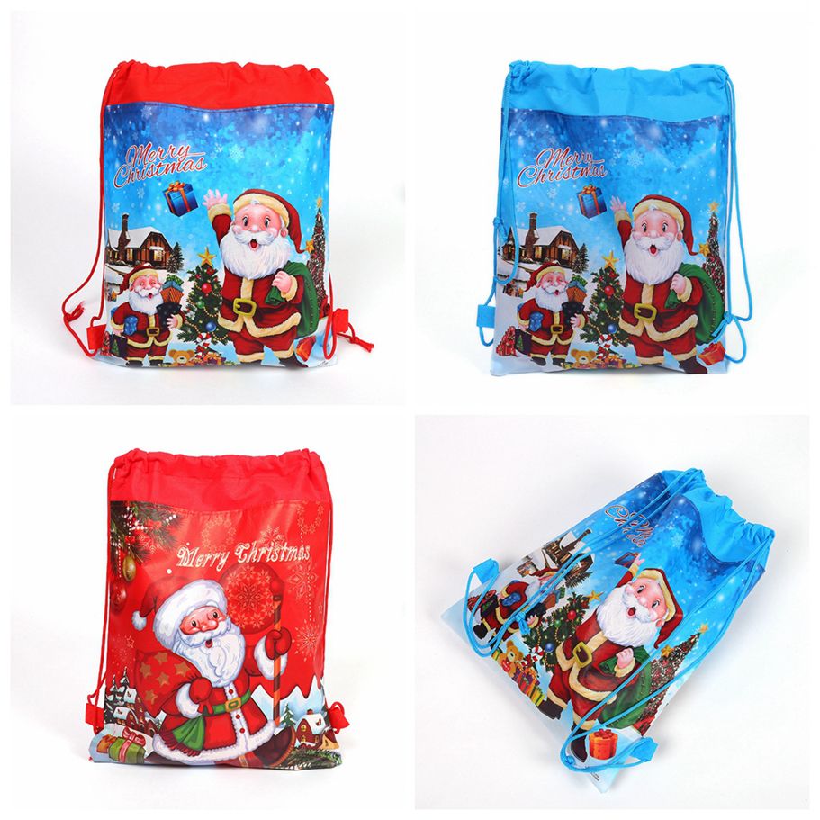 Paper drawstring gift bags for christmas gifts Paper drawstring gift bags for christmas gifts