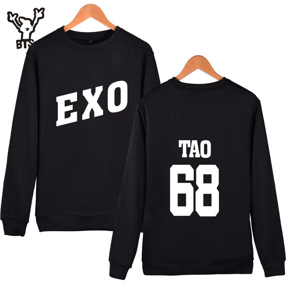 Women S Clothing Bts Kpop Capless Sweatshirt Women Korean Popular
