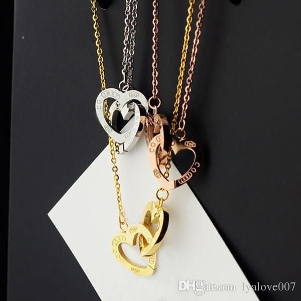 Echt Edelstahl Kette Halskette mit Anhänger Herz /& Liebe Silber