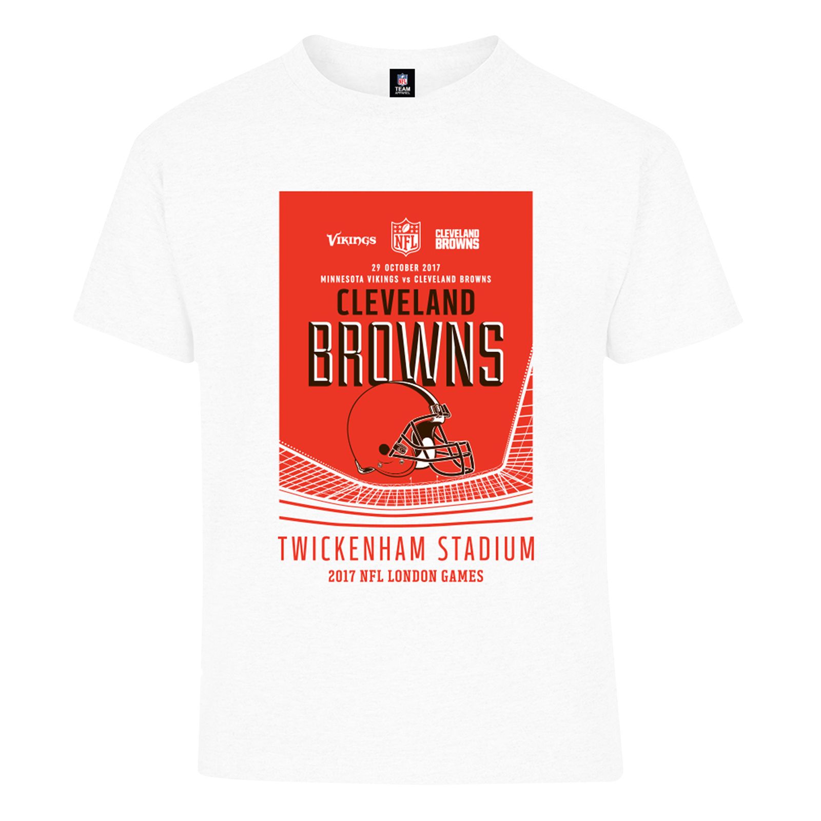 Cleveland Browns London Games 2017 T Shirt Mens Fanatics