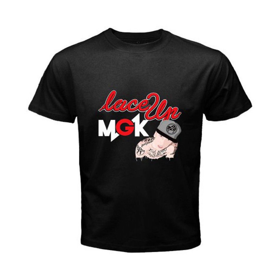 Machine Gun Kelly Lace Up 2013 Tour Black T Shirt New Official MGK Merch