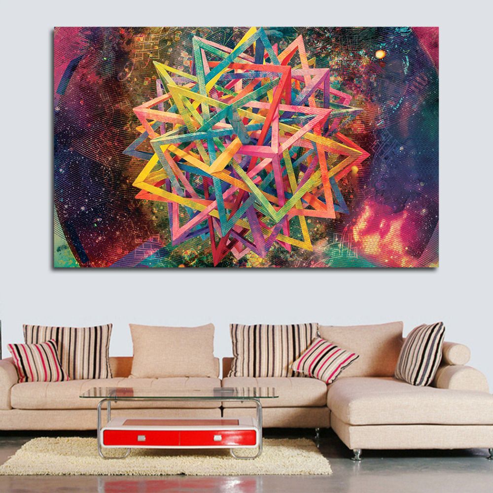 Acquista home decor canvas wall art london lights paesaggio pittura ... Pittura x camera da letto