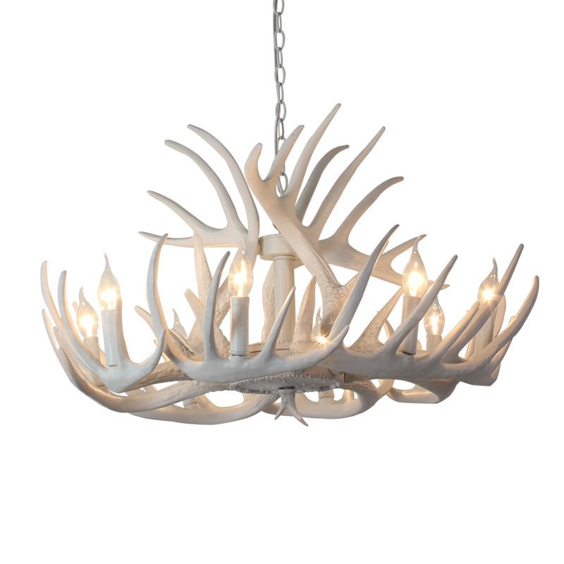 Modern White Antler Chandelier Creative Branch Resin Led Modern White Antler Chandelier Creative Branch Resin Led Lamps Living Room Dining Bar Lighting G191 Decorative Pendant Blue