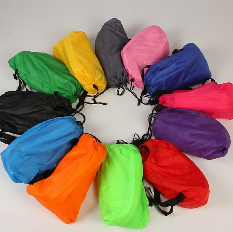 Lounge Sleep Bag Lazy Inflatable Beanbag Sofa Chair, Living Room Bean