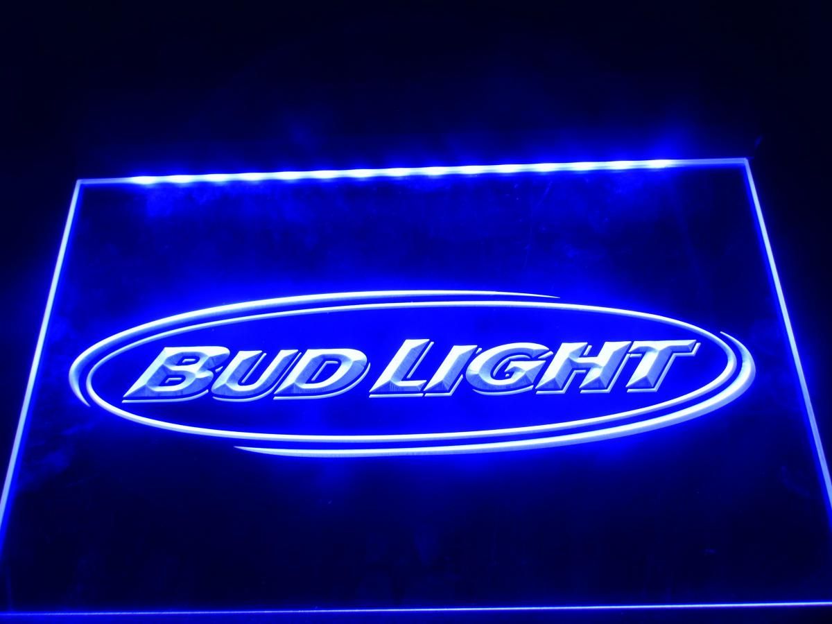 LA001 B Bud Light Beer Bar Pub Club NR Neon Light Signs