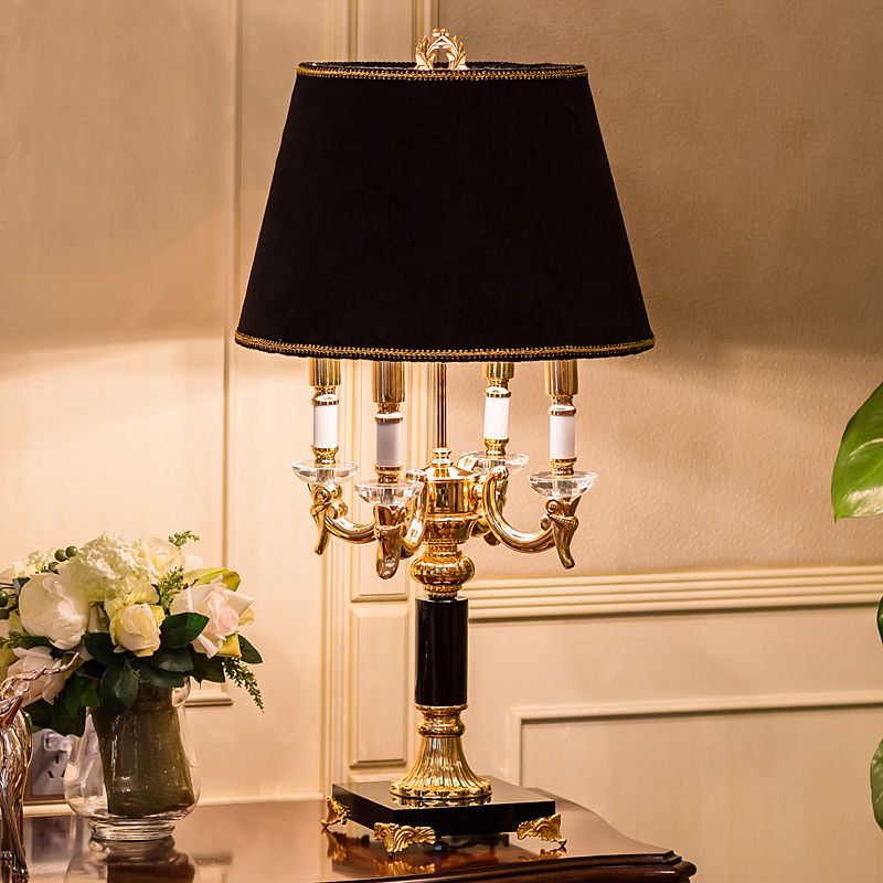 2018 Modern Bedroom Table Lamp Black Fabric Lampshade Living Room 2018 Modern Bedroom Table Lamp Black Fabric Lampshade Living Room Decoration Abajur For All Country Can Use Socket From Caraa