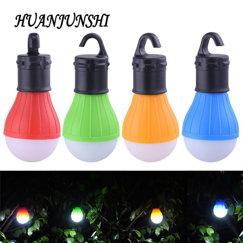 Portable Outdoor Hanging 3led Camping Lantern Soft Light Led Camp Portable Outdoor Hanging 3led Camping Lantern Soft Light Led Camp Lights Bulb Lamp For Fishing 4 Colors Aaa Battery